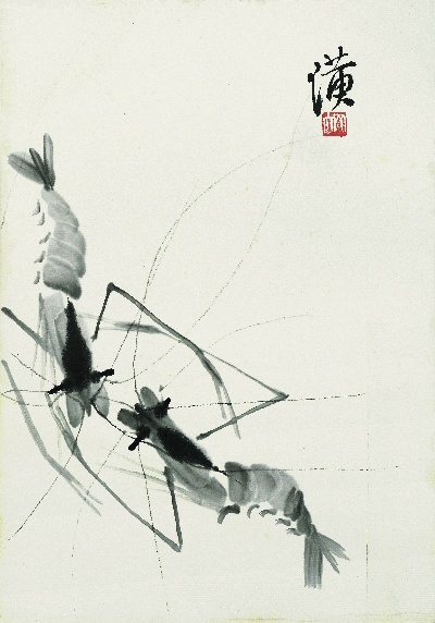 历代国画.源文件.齐白石拍照小片116开的国画作品-450