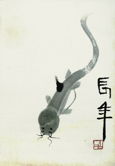 历代国画.源文件.齐白石拍照小片116开的国画作品-431