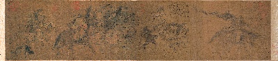 国画印刷版.宋的国画作品-宋 文姬 归汉图卷 绢本29x129