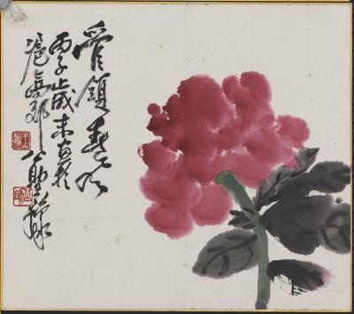 国画.近现代的国画作品-王公助-牡丹 拷贝