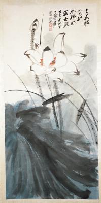 国画.近现代的国画作品-荷花1 拷贝