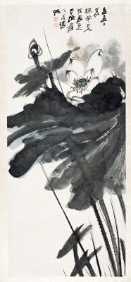 国画.近现代的国画作品-荷花 拷贝