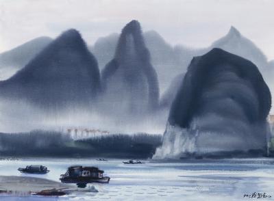 国画.近现代的国画作品-丽江 拷贝