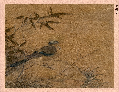 国画印刷版.宋.赵昌的国画作品-宋 赵昌 鸟图23x30