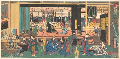 日本绘画.日本浮世绘的绘画作品-DP148016