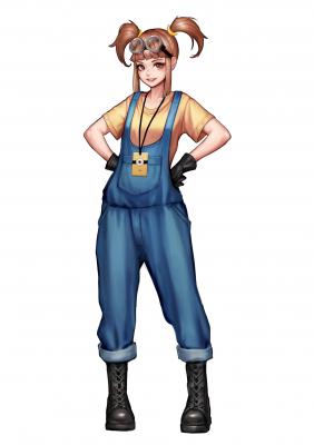 Jungon Kim韩国画师作品的作品-0_minion girl, jungon Kim_01