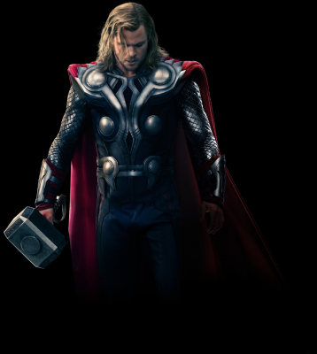 卡通复仇者联盟免抠.PNG免抠 真实人物-Thor_032