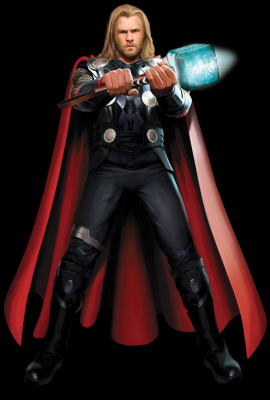 卡通复仇者联盟免抠.PNG免抠 真实人物-Thor_033