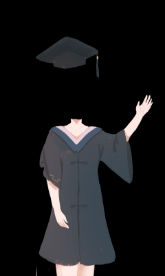 卡通毕业人物免抠.PNG免扣 学士服-Thor_030