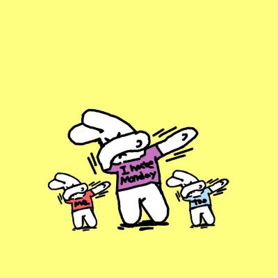 动漫.韩国小清新小兔子手绘手账插画的作品-1763200615012115829_1(A5FDC)