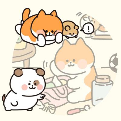 动漫.韩国拟人猫咪手绘的作品-2363798383557044129_1(DD745)