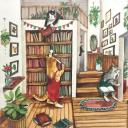 Y62 猫咪和老虎 插画师grace_j.1