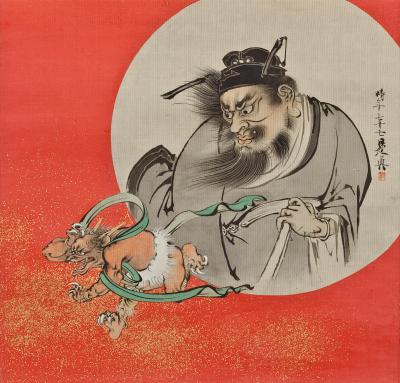 T15-日本百鬼夜行和风妖怪图鉴鸟山石燕山海异兽志百鬼录参考素材.妖怪图集和风妖怪的作品