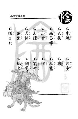 T15-日本百鬼夜行和风妖怪图鉴鸟山石燕山海异兽志百鬼录参考素材.画図百鬼夜行全画集的作品
