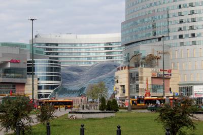 风景图.M203  实景图片 欧美风情 现代城市与古建筑 街道街景 场景绘画参考4波兰 华沙的图片