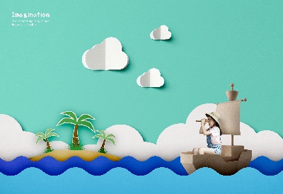 海报精品儿童立体PSD抠图背景模版18P的PSD模板