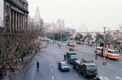 其他.中国70-80年代人文纪实摄影图集［940］Shanghai 1986的摄影作品