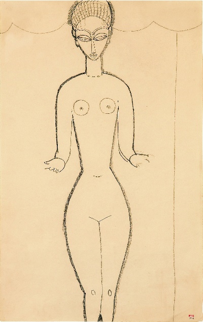 油画精选Amedeo Modigliani.Drawings的油画作品