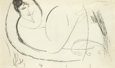 油画精选Amedeo Modigliani.Drawings的油画作品