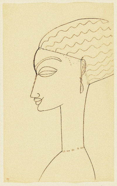 油画精选Amedeo Modigliani.Drawings的油画作品