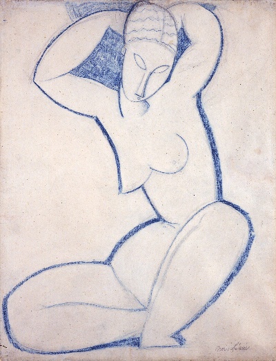 油画精选Amedeo Modigliani.Drawings的油画作品