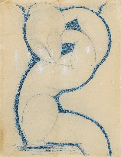油画精选Amedeo Modigliani.Drawings的油画作品
