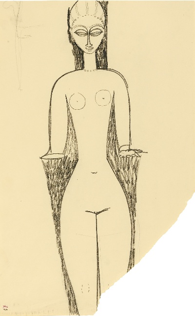 油画精选Amedeo Modigliani.Drawings的油画作品