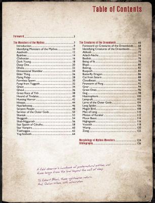 克苏鲁神话艺术设定集Field Guide to Lovecraftian Horrors的作品