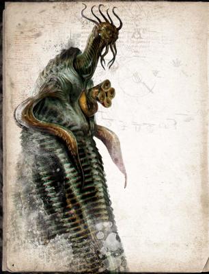 克苏鲁神话艺术设定集Field Guide to Lovecraftian Horrors的作品