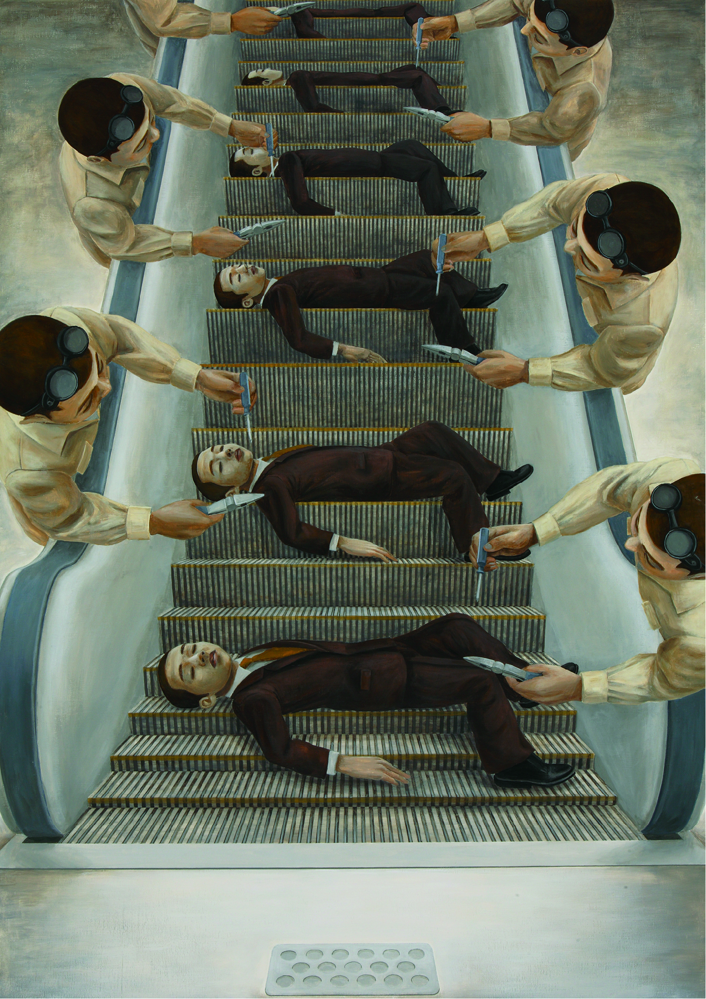 日本绘画【日本】石田彻也（Tetsuya Ishida）超现实、怪诞绘画的绘画作品
