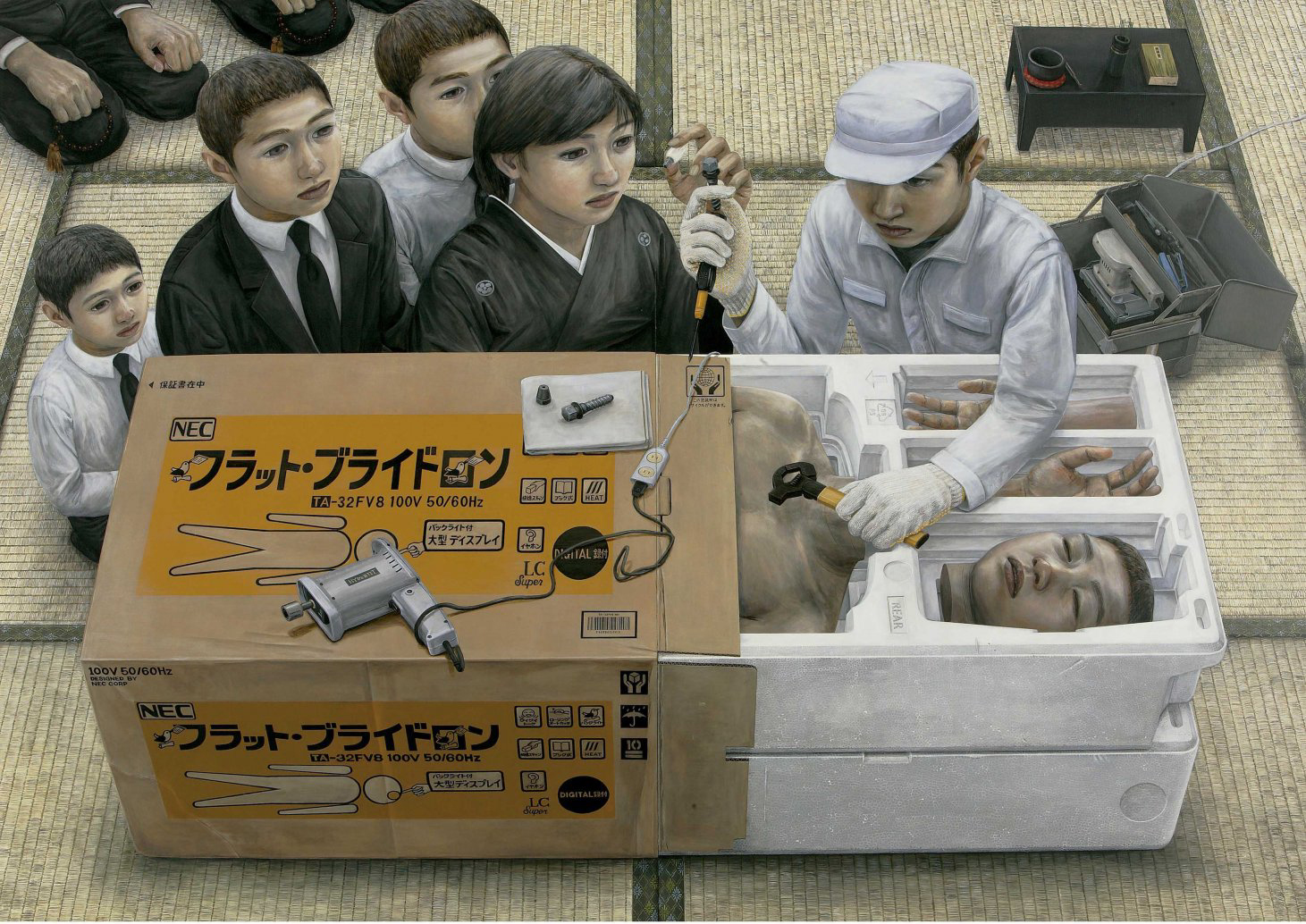 日本绘画【日本】石田彻也（Tetsuya Ishida）超现实、怪诞绘画的绘画作品