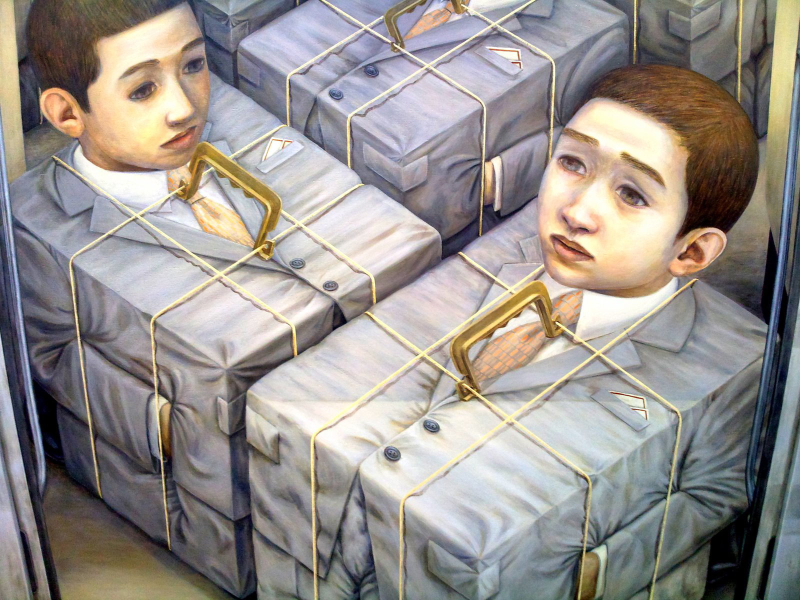 日本绘画【日本】石田彻也（Tetsuya Ishida）超现实、怪诞绘画的绘画作品