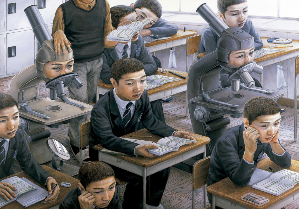 日本绘画【日本】石田彻也（Tetsuya Ishida）超现实、怪诞绘画的绘画作品
