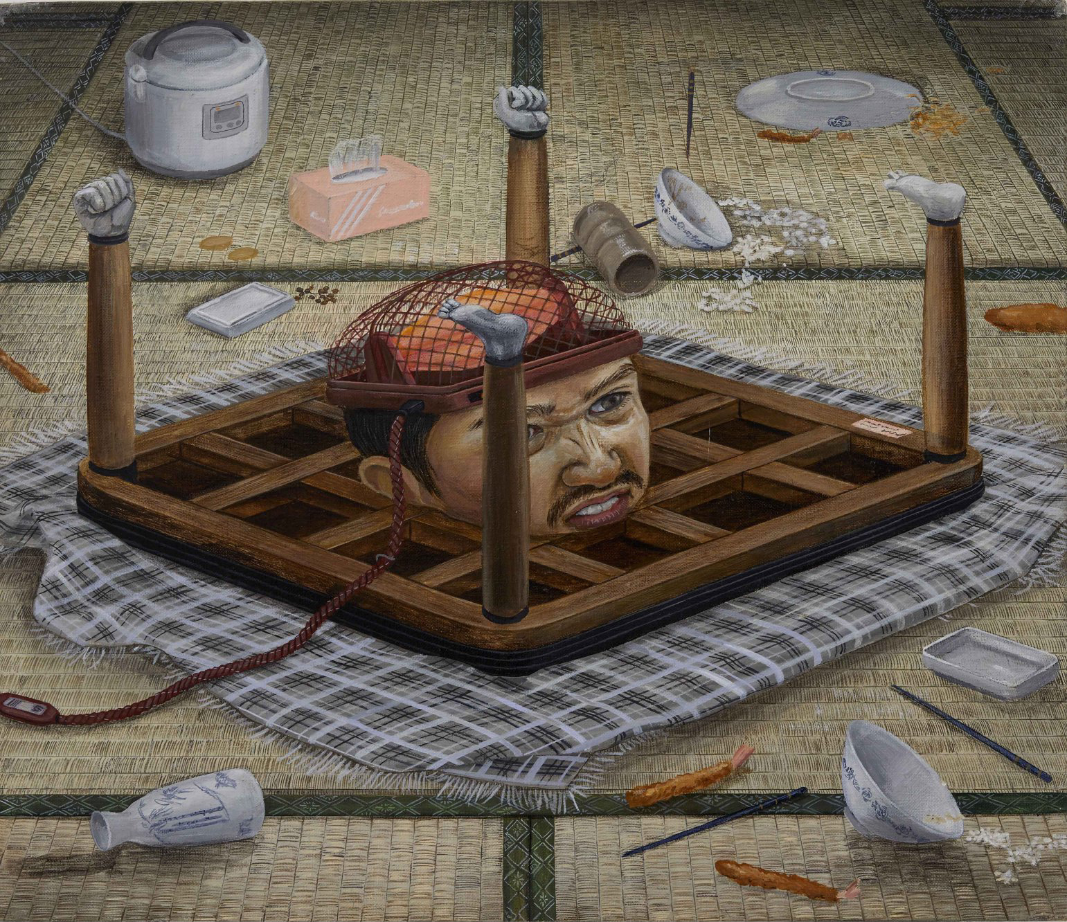 日本绘画【日本】石田彻也（Tetsuya Ishida）超现实、怪诞绘画的绘画作品
