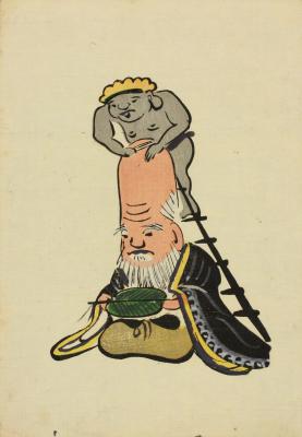 日本绘画日本浮世绘大津绘的绘画作品