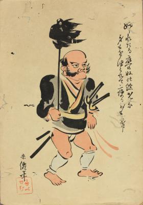 日本绘画日本浮世绘大津绘的绘画作品