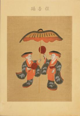日本绘画日本浮世绘大津绘的绘画作品