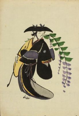 日本绘画日本浮世绘大津绘的绘画作品