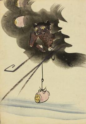 日本绘画日本浮世绘大津绘的绘画作品
