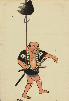 日本绘画日本浮世绘大津绘的绘画作品