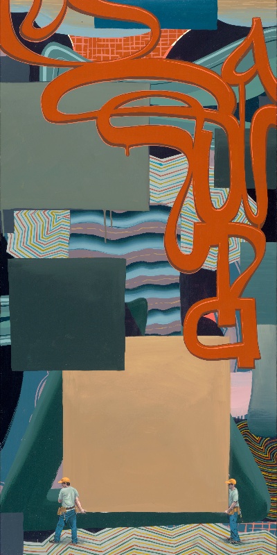 美国阿特金森美术馆.-5美国阿特金斯博物馆_藏画高清实拍 5的作品-汤姆·伯克哈特-双人团队，2005年
