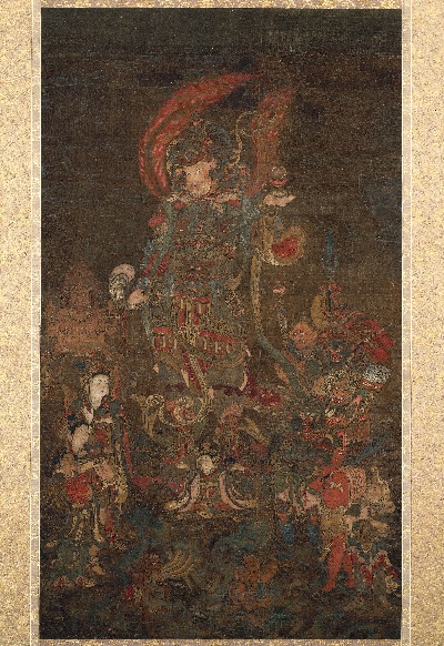.-11MH30=new美国波士顿美术馆tif的作品-比沙蒙顿，北方的守护者，和他的随从