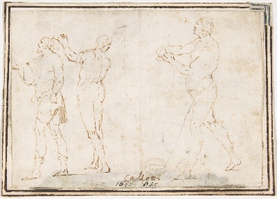 美国纽约大都会美术馆素描藏画.-5MDg083=美国纽约大都会美术馆素描 2的作品-弗朗西斯科·阿莱格里尼——运动员