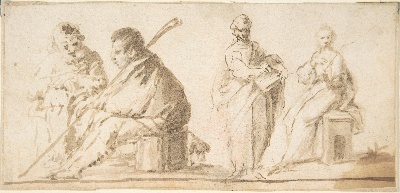美国纽约大都会美术馆素描藏画.-5MDg083=美国纽约大都会美术馆素描 2的作品-匿名--四位数