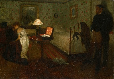 美国费城美术馆精品藏画高清图集TIF-3的作品-Hilaire Germain Edgar Degas，法国，1834-1917年——室内设计