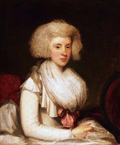 美国费城美术馆精品藏画高清图集TIF-3的作品-吉尔伯特·查尔斯·斯图尔特，美国人，1755-1828年——克里斯托弗·伯特森夫人的肖像