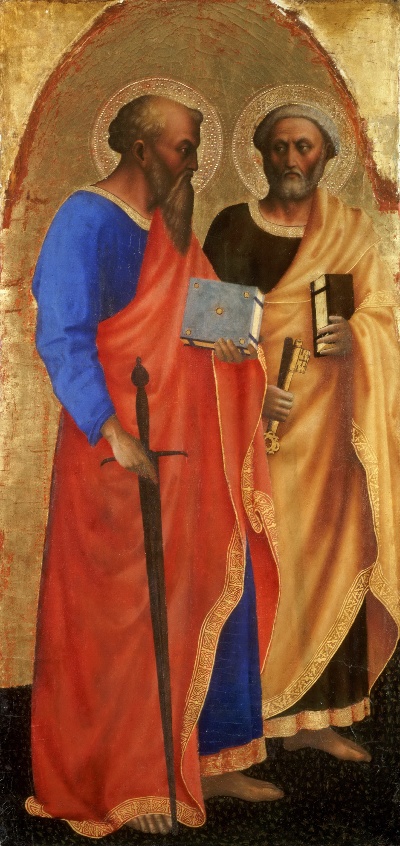 美国费城美术馆精品藏画高清图集TIF-4的作品-马索里诺（Tommaso di Cristoforo Fini），也称为意大利马索里诺（Masolino da Panicale，活跃于佛罗伦萨、匈牙利、罗马），记载于1423-1435年间--
