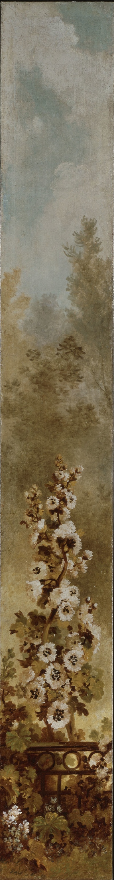 美国弗里克美术馆.-2美国弗利克美术馆_藏画高清实拍2的作品-Jean HonoréFragonard——爱情的进程——蜀葵，1790-1791（2）