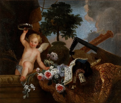 -21MSG082卢浮宫高清图集TIF- 7的作品-佛罗伦萨达莫西莱特——丘比特与鲜花
