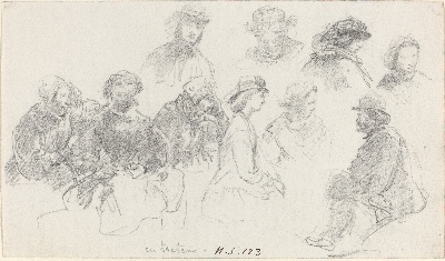 美国华盛顿国立美术馆素描藏品. -119美国华盛顿国家美术馆素描线稿集3925幅TIF-9的作品-R-20091123-0060